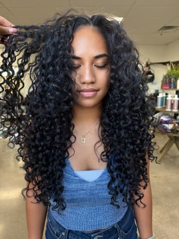 Curly Wash & Style